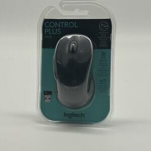 Logitech M510 Wireless Mouse w/ Receiver Control Plus Ergonomic USB - NEW Sealed